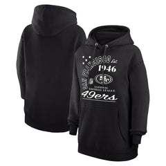 San Francisco 49ers Starter Unisex Arch Team Fleece Pullover Hoodie Black | NFL