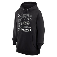 San Francisco 49ers Starter Unisex Arch Team Fleece Pullover Hoodie Black | NFL