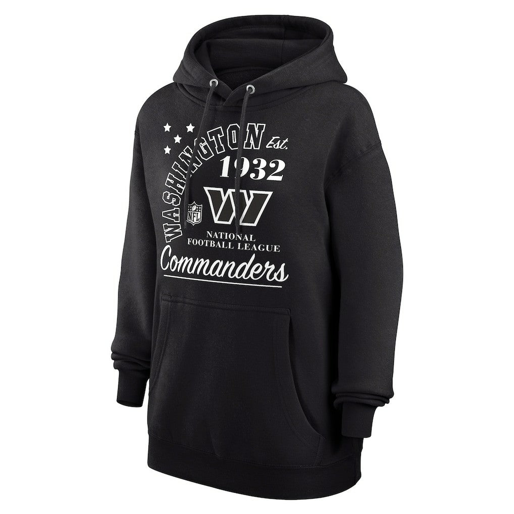 Washington Commanders Starter Unisex Arch Team Fleece Pullover Hoodie Black | NFL