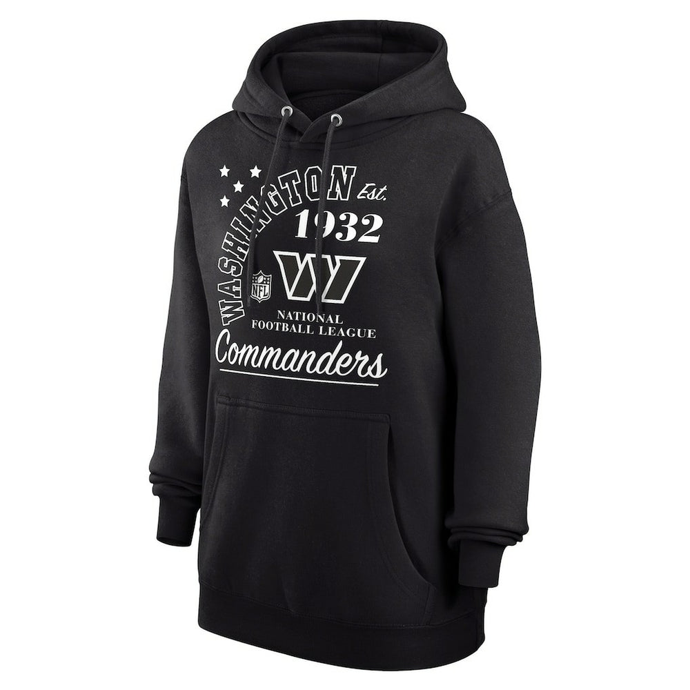 Washington Commanders Starter Unisex Arch Team Fleece Pullover Hoodie Black | NFL