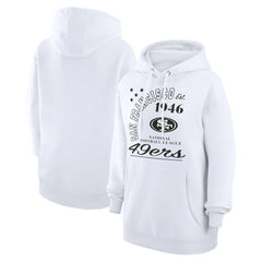 San Francisco 49ers Starter Unisex Arch Team Fleece Pullover Hoodie White | NFL