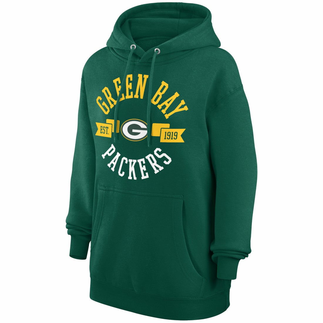Green Bay Packers G-III 4Her by Carl Banks Women's City Graphic Team Fleece Pullover Hoodie Green | NFL