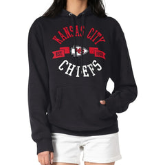 Kansas City Chiefs G-III 4Her by Carl Banks Women's City Graphic Team Fleece Pullover Hoodie Black | NFL