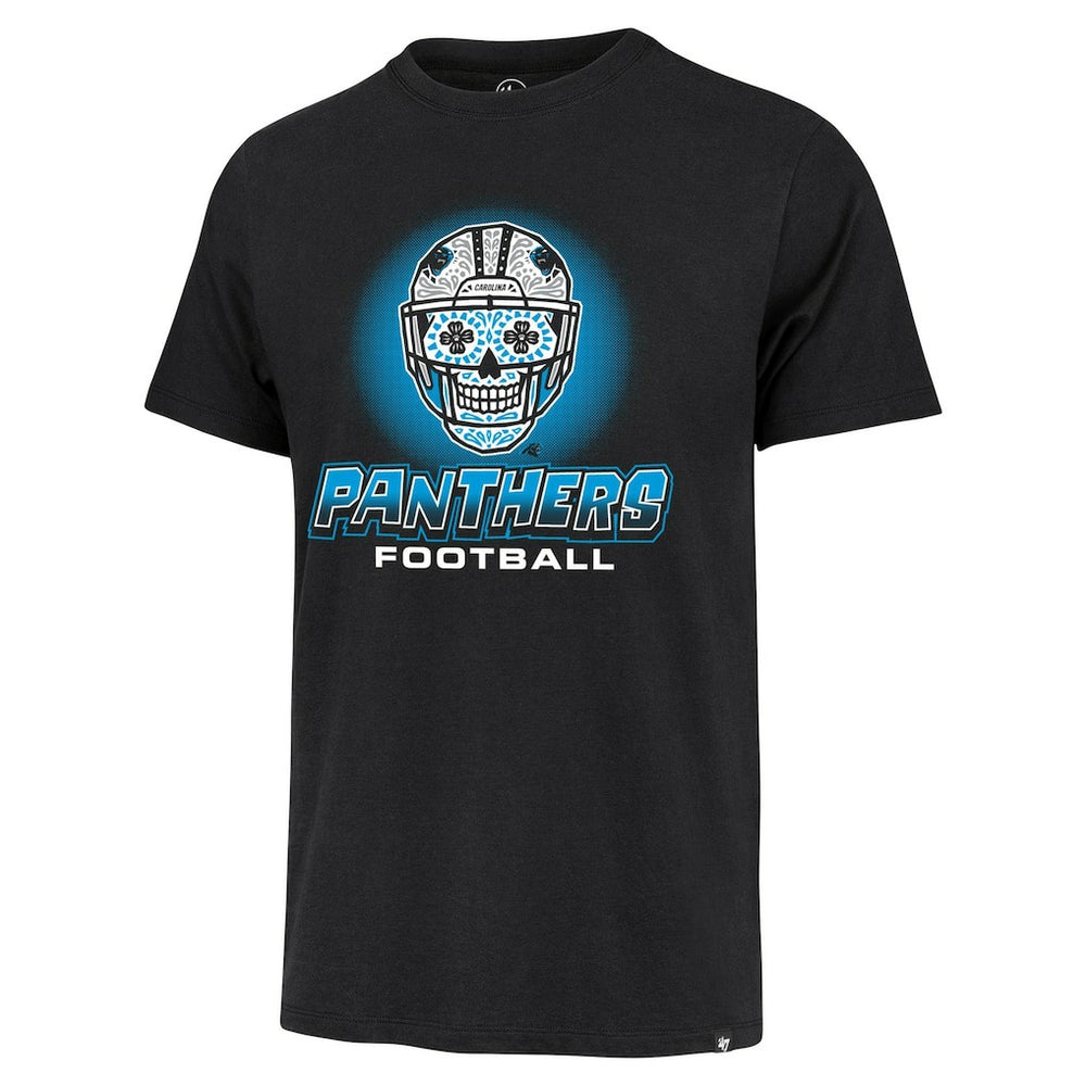 Carolina Panthers '47 Sugar Skull T-Shirt Black | 47 brand