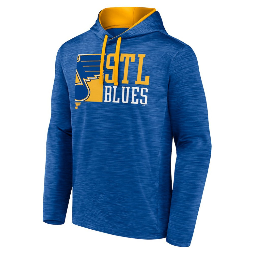 St. Louis Blues Fanatics Never Quit Pullover Hoodie - Blue - NHL