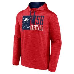 Washington Capitals Fanatics Never Quit Pullover Hoodie - Red - NHL