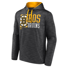 Boston Bruins Fanatics Never Quit Pullover Hoodie - Charcoal - NHL