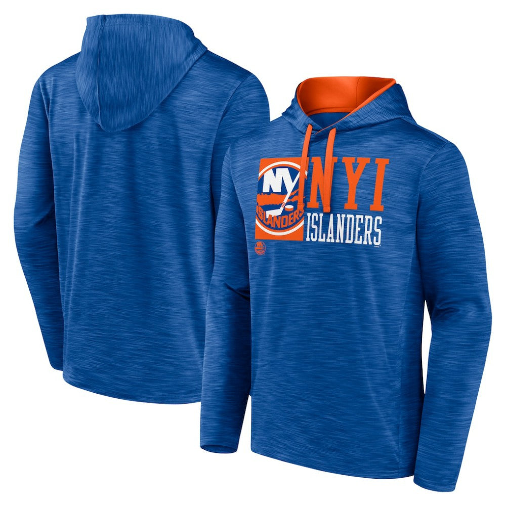 New York Islanders Fanatics Never Quit Pullover Hoodie - Royal - NHL
