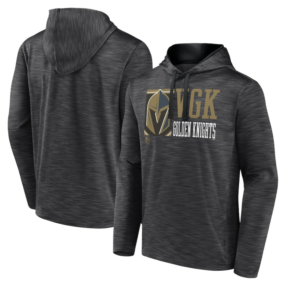 Vegas Golden Knights Fanatics Never Quit Pullover Hoodie - Charcoal - NHL