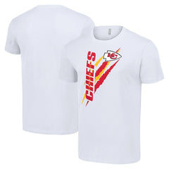 Kansas City Chiefs Starter Color Scratch T-Shirt White | NFL
