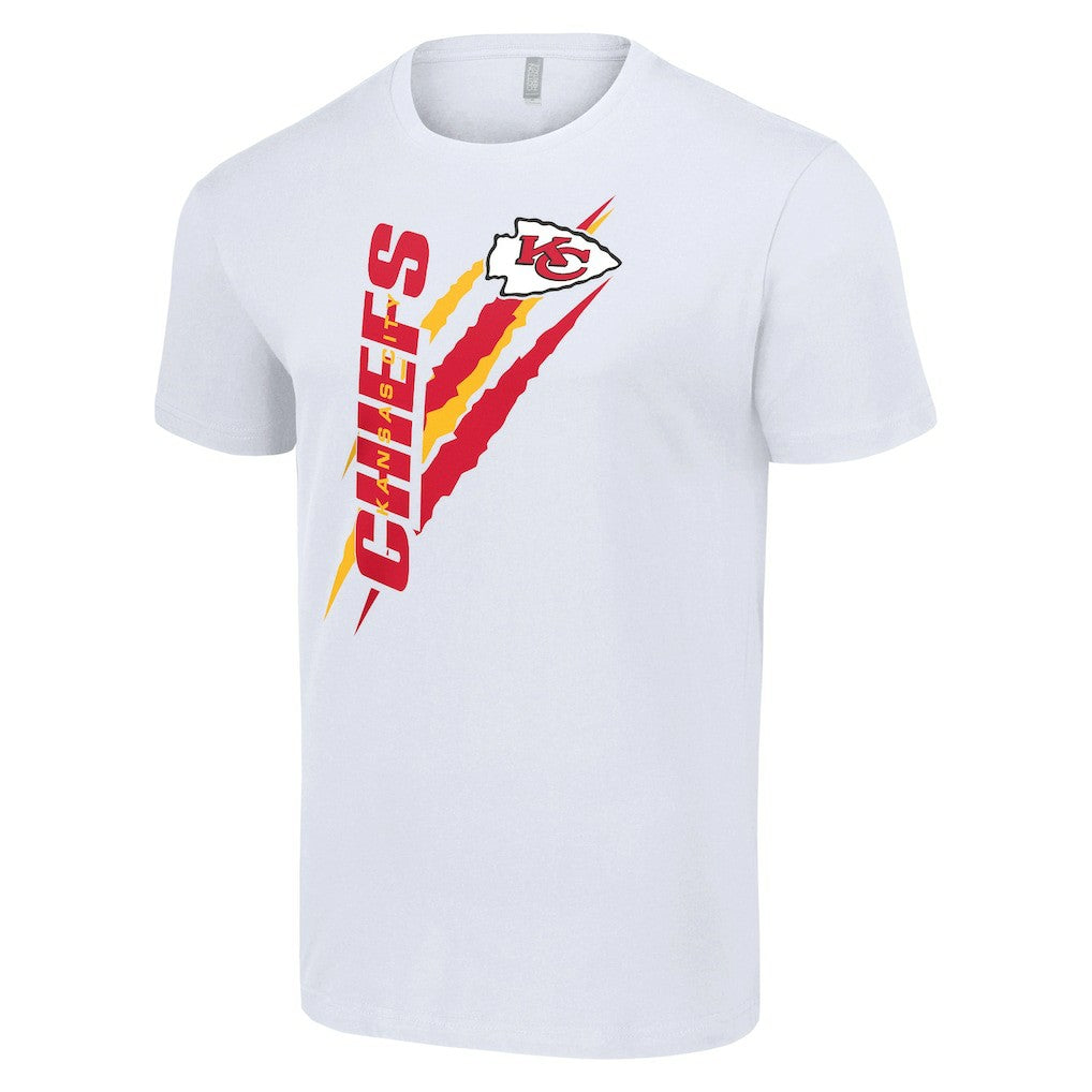 Kansas City Chiefs Starter Color Scratch T-Shirt White | NFL