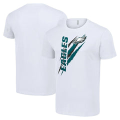 Philadelphia Eagles Starter Color Scratch T-Shirt White | NFL
