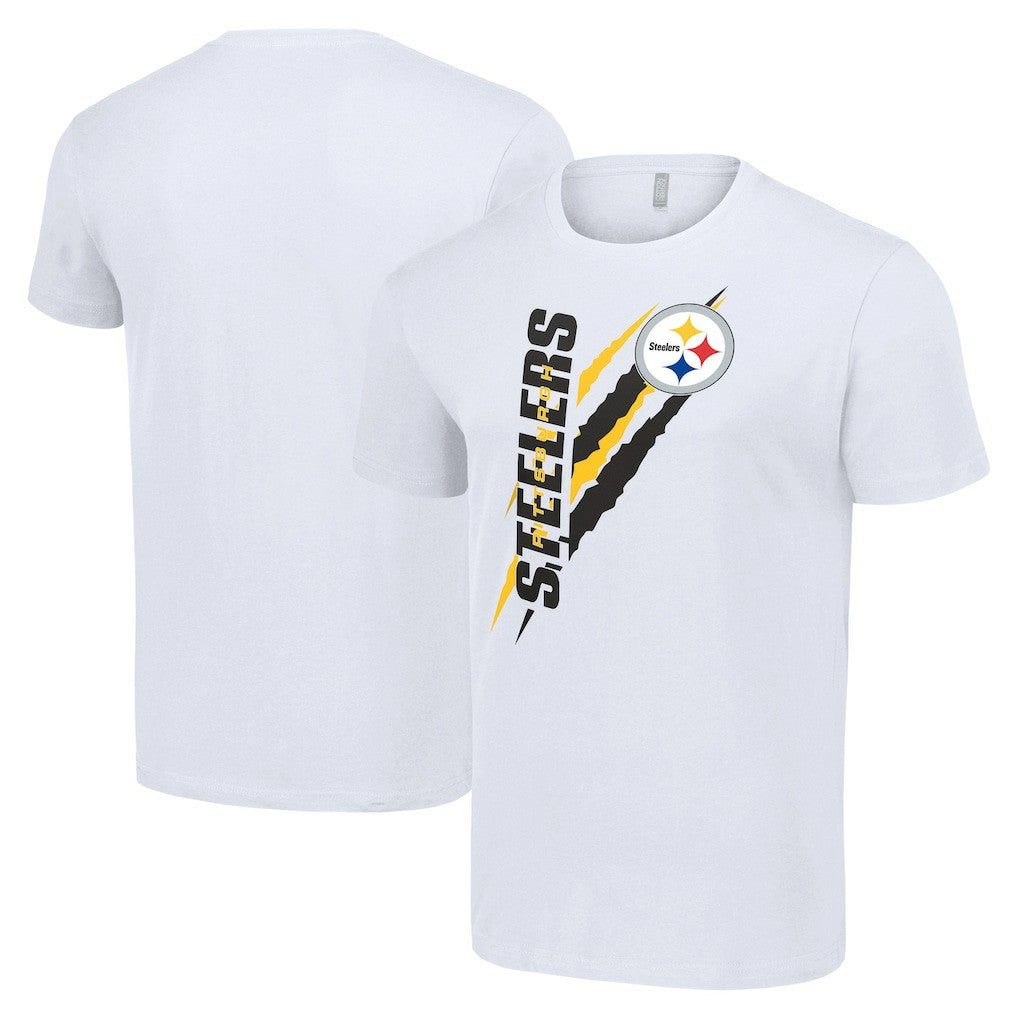 Pittsburgh Steelers Starter Color Scratch T-Shirt White | NFL