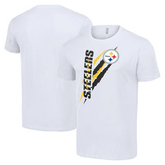 Pittsburgh Steelers Starter Color Scratch T-Shirt White | NFL