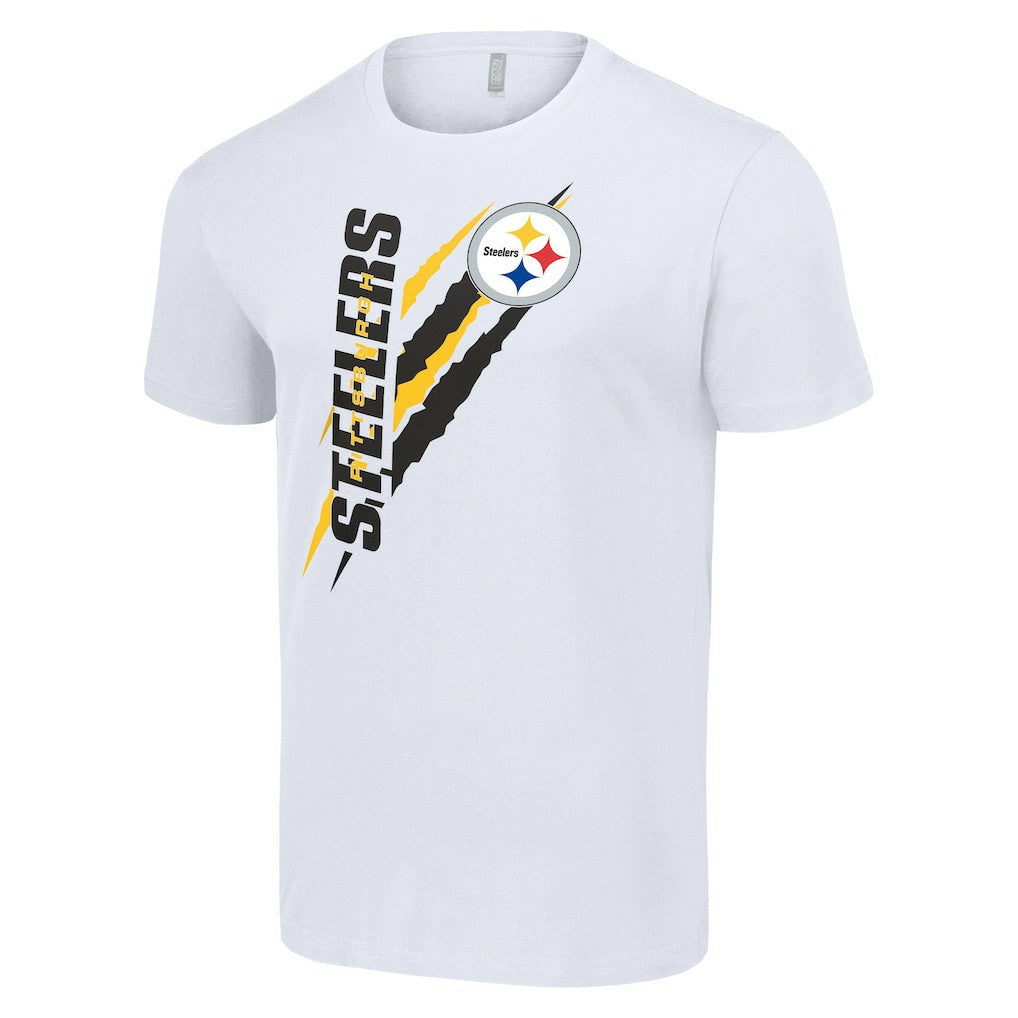 Pittsburgh Steelers Starter Color Scratch T-Shirt White | NFL