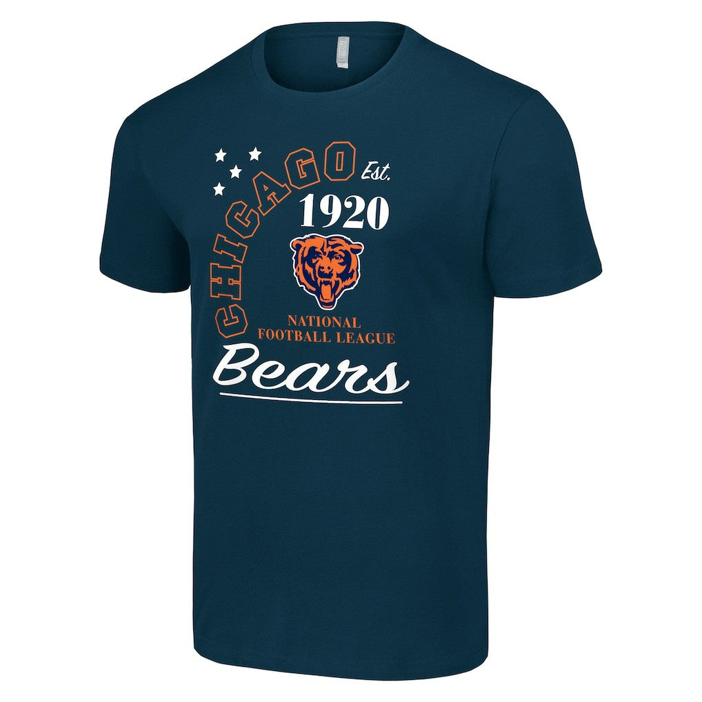 Chicago Bears Starter City Arch Team T-Shirt Navy | NFL