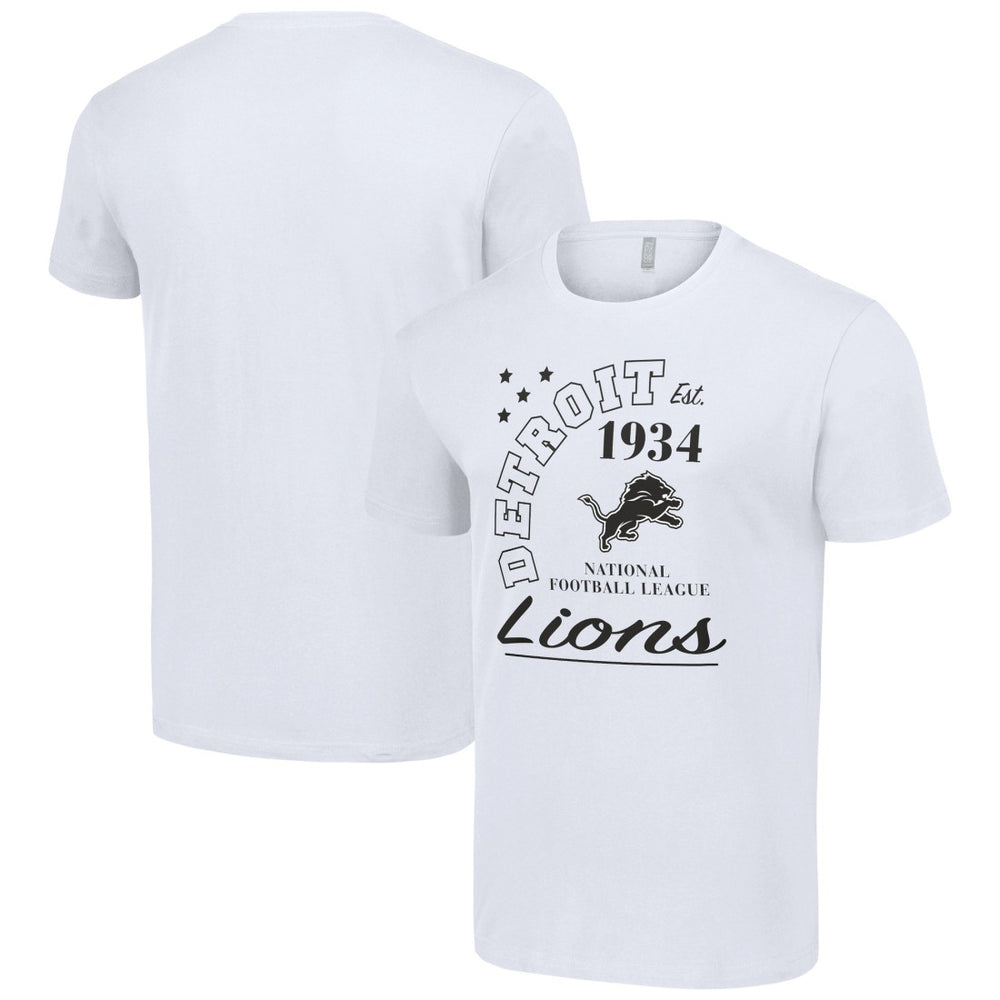 Detroit Lions Starter City Arch Team T-Shirt White | NFL