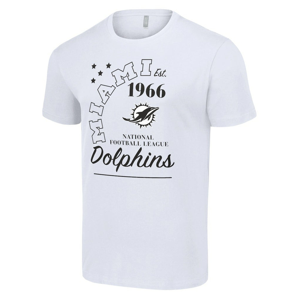 Miami Dolphins Starter City Arch Team T-Shirt White | NFL