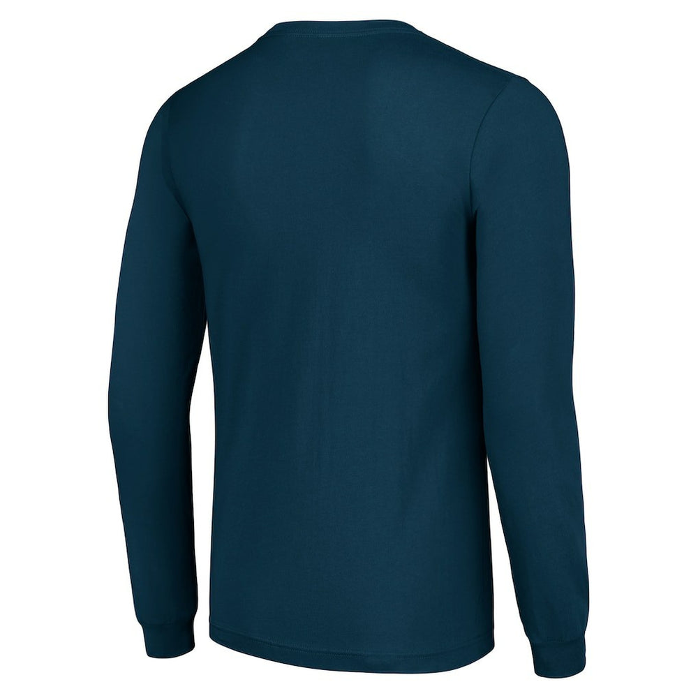 Chicago Bears Starter Half Ball Team Long Sleeve T-Shirt Navy | NFL