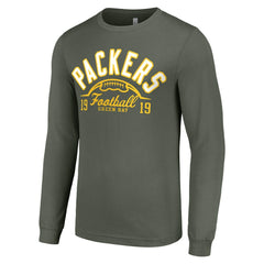 Green Bay Packers Starter Half Ball Team Long Sleeve T-Shirt Green | NFL