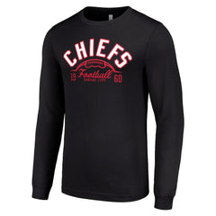 Kansas City Chiefs Starter Half Ball Team Long Sleeve T-Shirt Black | NFL