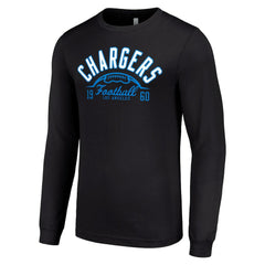 Los Angeles Chargers Starter Half Ball Team Long Sleeve T-Shirt Black | NFL