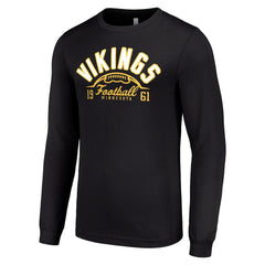 Minnesota Vikings Starter Half Ball Team Long Sleeve T-Shirt Black | NFL