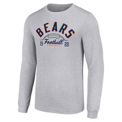 Chicago Bears Starter Half Ball Team Long Sleeve T-Shirt Heather Gray | NFL