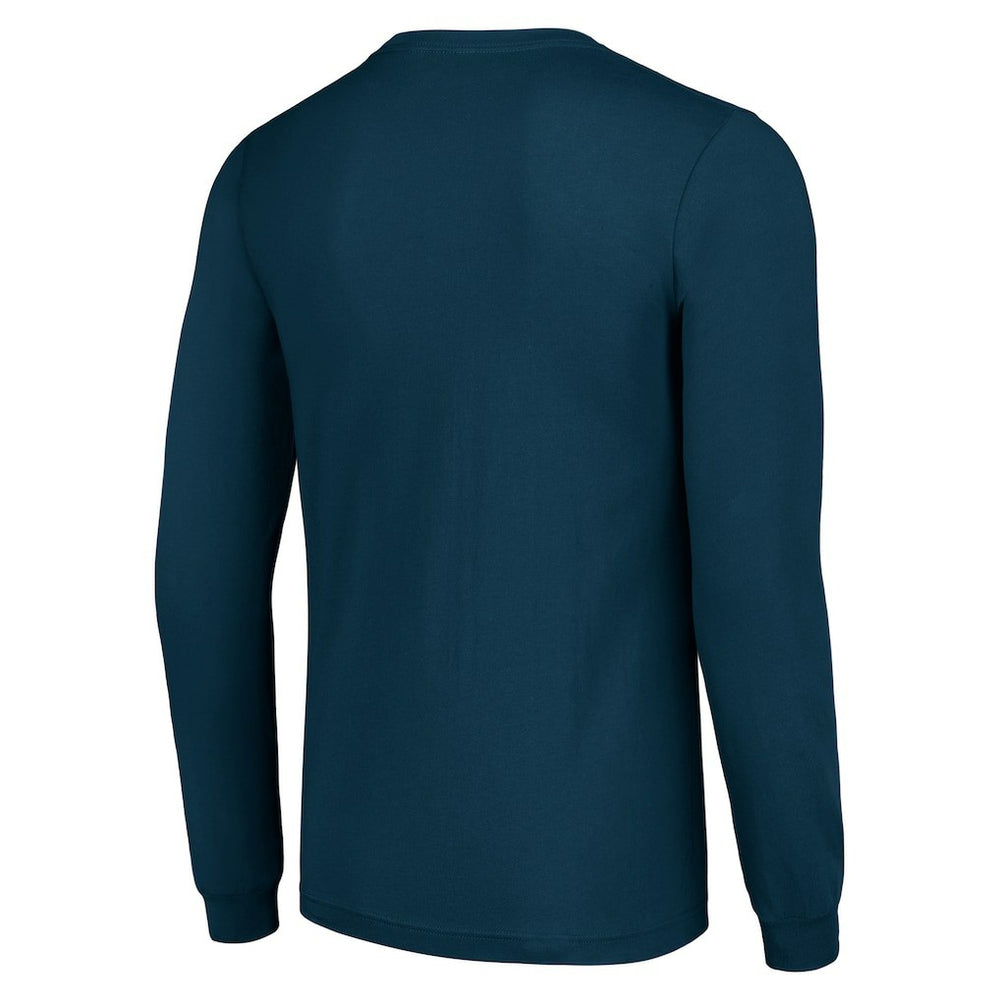 Chicago Bears Starter Color Scratch Long Sleeve T-Shirt Navy | NFL
