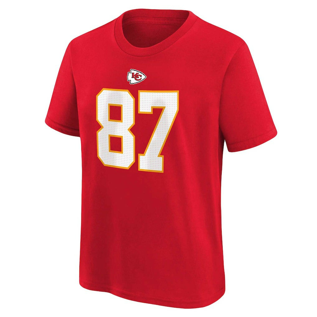 Travis Kelce Kansas City Chiefs Preschool Player Name & Number T-Shirt Red | Nike for Sale