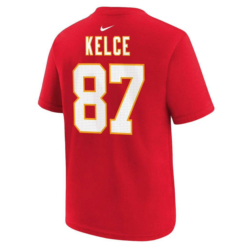 Travis Kelce Kansas City Chiefs Preschool Player Name & Number T-Shirt Red | Nike for Sale