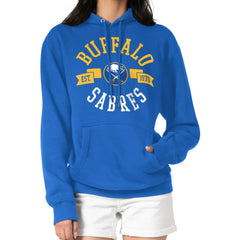 Buffalo Sabres G-III 4Her by Carl Banks Women's City Graphic Fleece Pullover Hoodie - Royal - NHL
