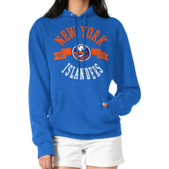 New York Islanders G-III 4Her by Carl Banks Women's City Graphic Fleece Pullover Hoodie - Royal - NHL