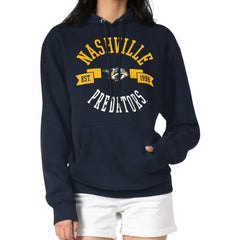 Nashville Predators G-III 4Her by Carl Banks Women's City Graphic Fleece Pullover Hoodie - Navy - NHL
