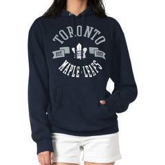Toronto Maple Leafs G-III 4Her by Carl Banks Women's City Graphic Fleece Pullover Hoodie - Navy - NHL
