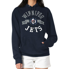 Winnipeg Jets G-III 4Her by Carl Banks Women's City Graphic Fleece Pullover Hoodie - Navy - NHL