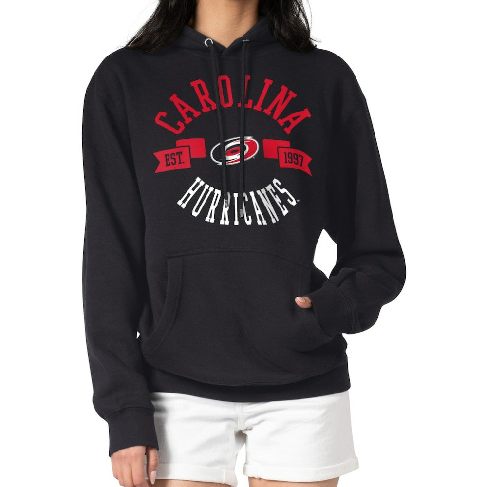 Carolina Hurricanes G-III 4Her by Carl Banks Women's City Graphic Fleece Pullover Hoodie - Black - NHL