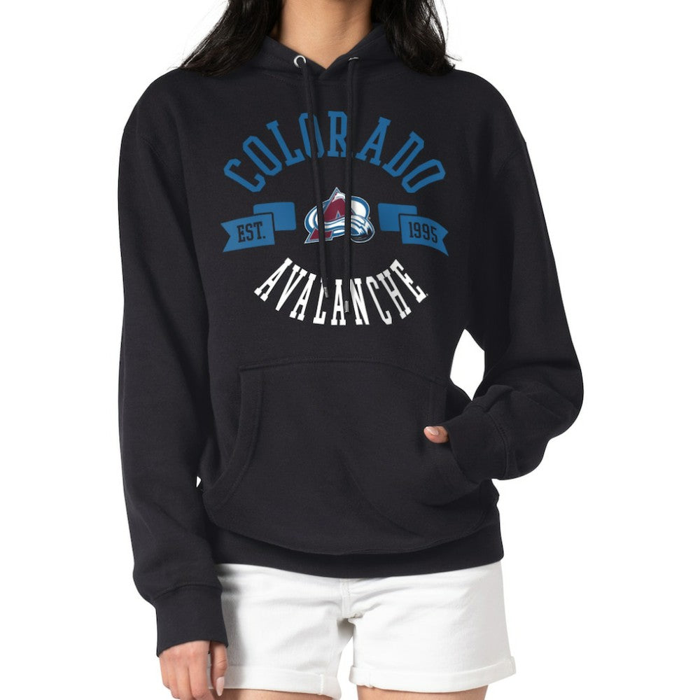 Colorado Avalanche G-III 4Her by Carl Banks Women's City Graphic Fleece Pullover Hoodie - Black - NHL