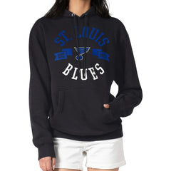 St. Louis Blues G-III 4Her by Carl Banks Women's City Graphic Fleece Pullover Hoodie - Black - NHL