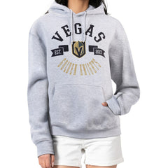 Vegas Golden Knights G-III 4Her by Carl Banks Women's City Graphic Fleece Pullover Hoodie - Heather Gray - NHL