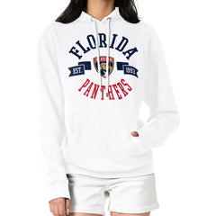 Florida Panthers G-III 4Her by Carl Banks Women's City Graphic Fleece Pullover Hoodie - White - NHL