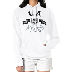 Los Angeles Kings G-III 4Her by Carl Banks Women's City Graphic Fleece Pullover Hoodie - White - NHL
