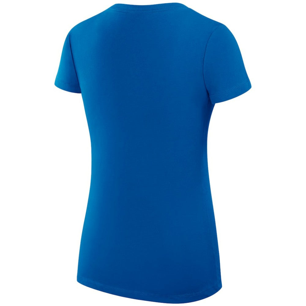 Buffalo Sabres G-III 4Her by Carl Banks Women's Super-Slim Fit Lightweight City Graphic V-Neck T-Shirt - Royal - NHL