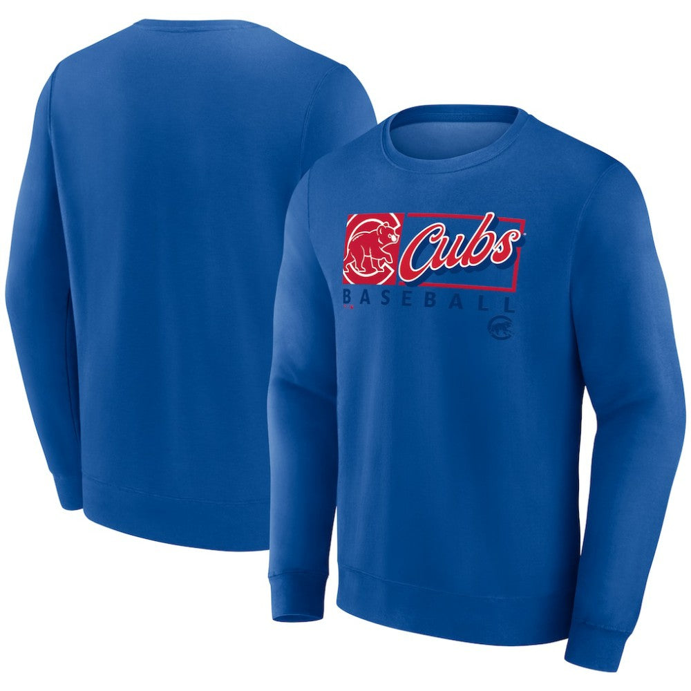 Chicago Cubs Fanatics Focus Fleece Pullover Sweatshirt - MLB