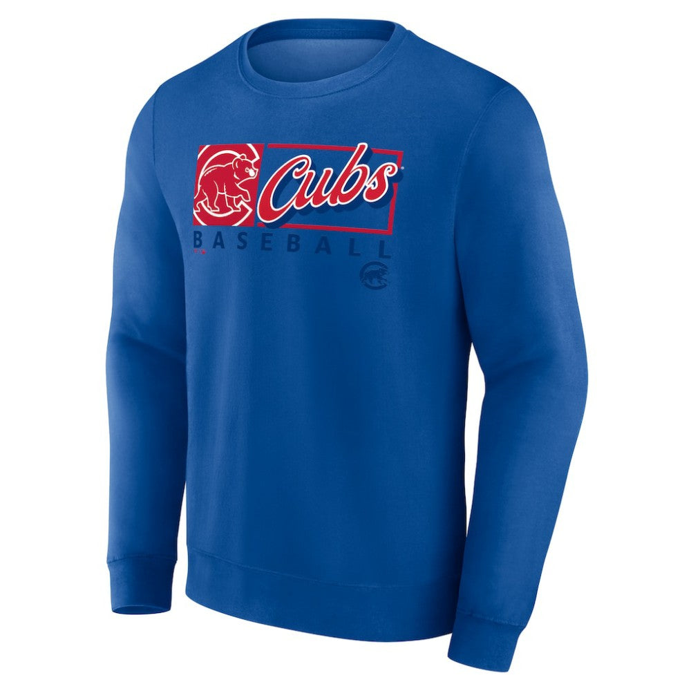 Chicago Cubs Fanatics Focus Fleece Pullover Sweatshirt - MLB