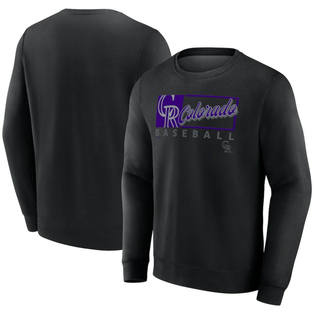 Colorado Rockies Fanatics Focus Fleece Pullover Sweatshirt - MLB