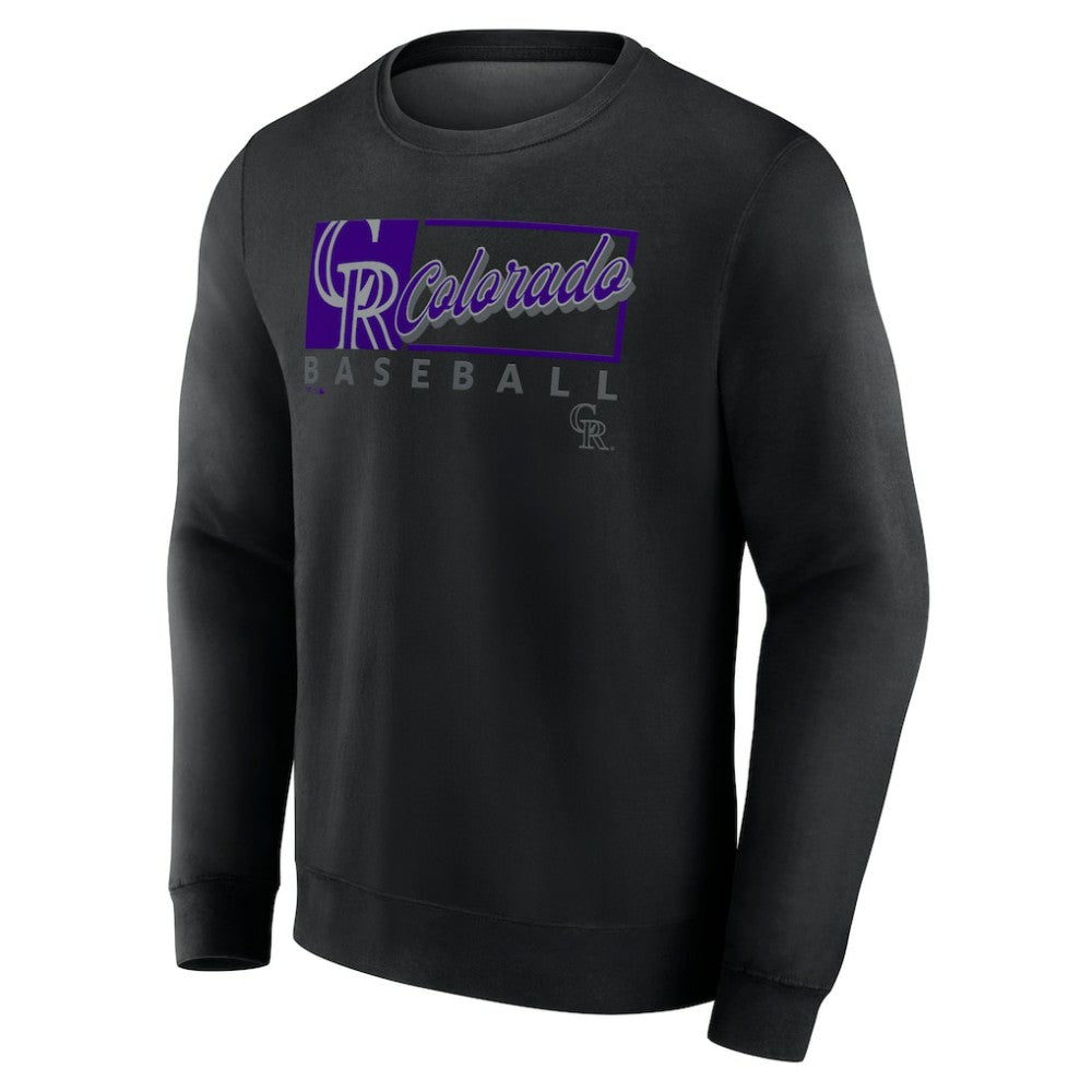 Colorado Rockies Fanatics Focus Fleece Pullover Sweatshirt - MLB