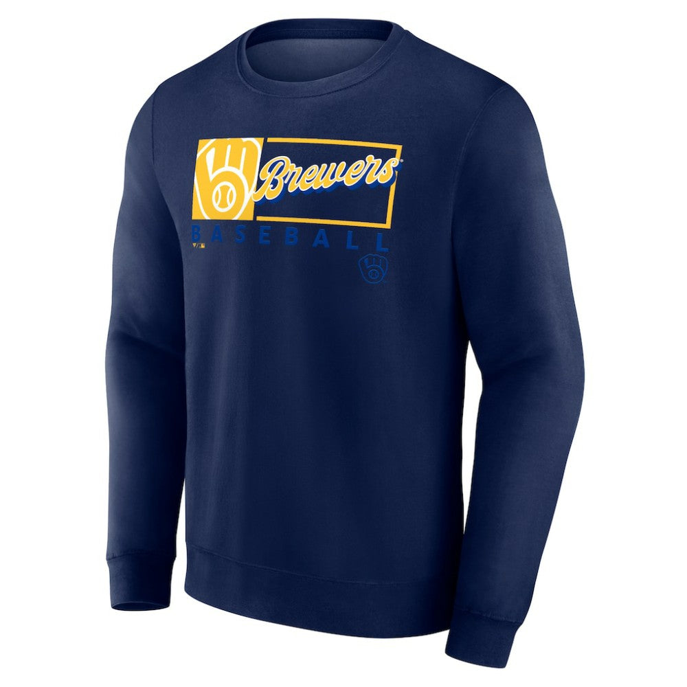 Milwaukee Brewers Fanatics Focus Fleece Pullover Sweatshirt - MLB