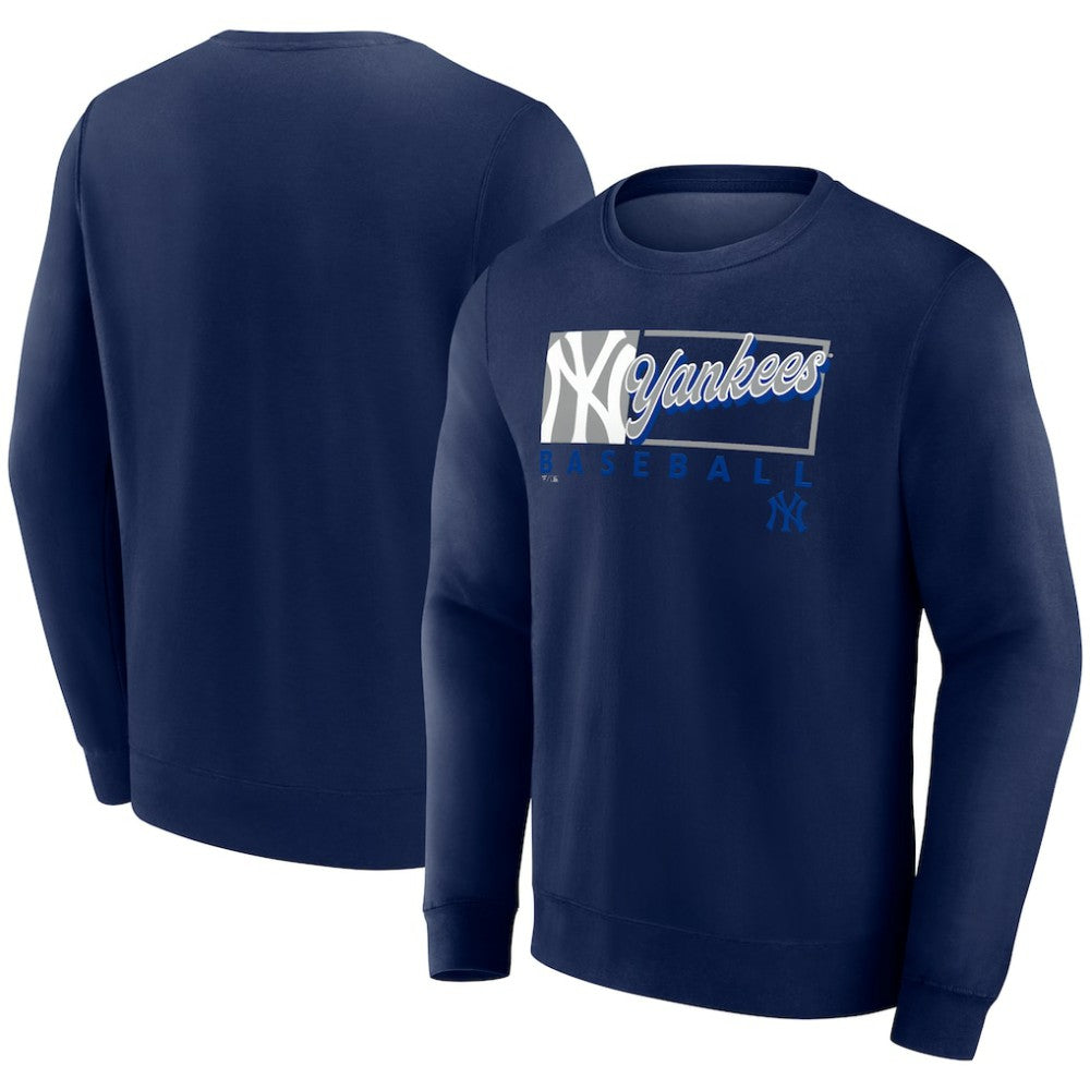 New York Yankees Fanatics Focus Fleece Pullover Sweatshirt - MLB