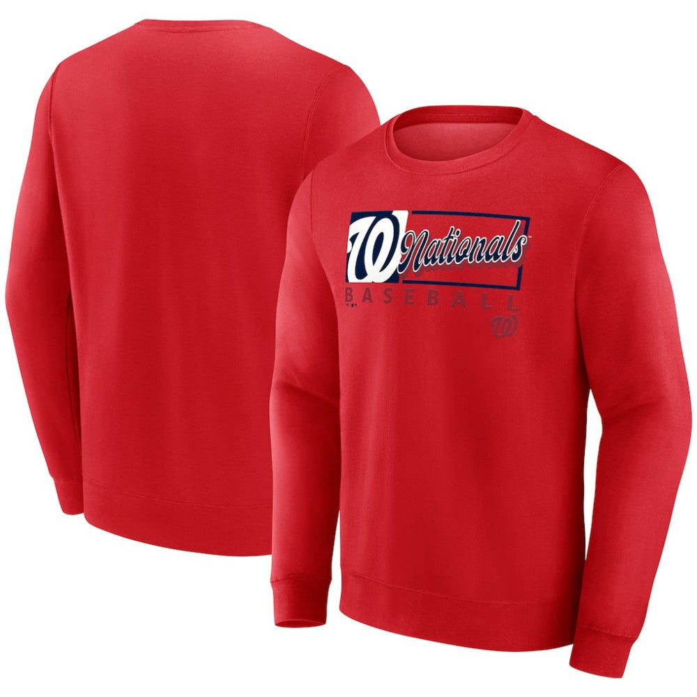 Washington Nationals Fanatics Focus Fleece Pullover Sweatshirt - MLB